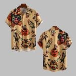 2025 Halloween Pumkin Cat Hawaiian Shirt