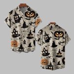 2025 Halloween Pumkin Ghost Hawaiian Shirt