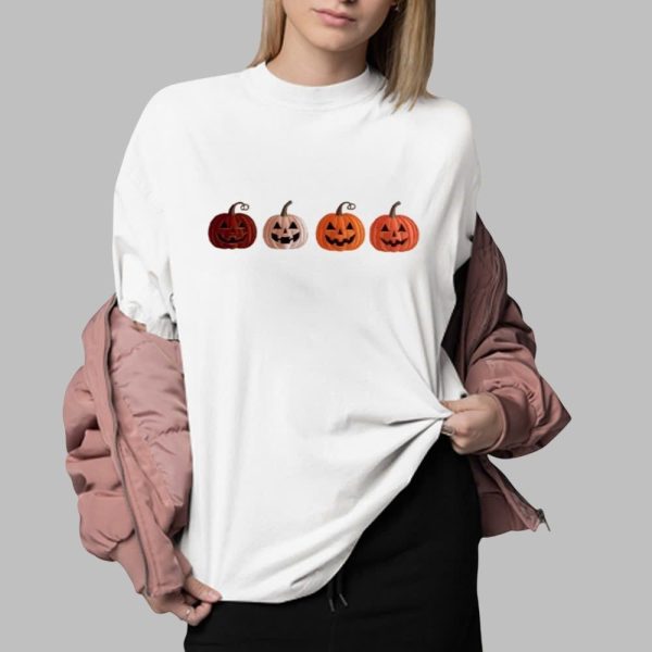 2025 Halloween Pumpkin Face Shirt 0 2