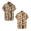 2025 Halloween Retro Drink TIKI Skull Hawaiian Shirt 1 2