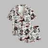 2025 Halloween Retro Halloween Horror Movie Pajamas Set 1