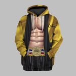 2025 Halloween Rocky Yellow Robe Suit Costume Hoodie