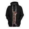 2025 Halloween SCRATCHING CAT Costume Hoodie 1 2