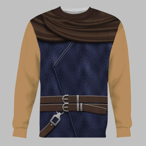 2025 Halloween Simon The Sorcerer Dungeons Dragons Cosplay Costume Shirt 3