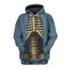 2025 Halloween Skeleton Chest Costume Hoodie 1 2