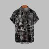 2025 Halloween Skull Flower Unisex Hawaiian Shirt 1 1