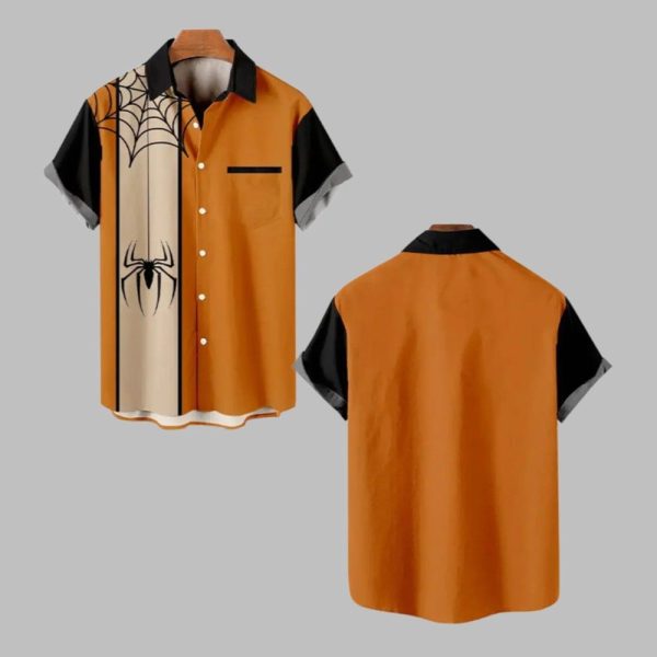 2025 Halloween Spider Hawaiian Shirt 1 1