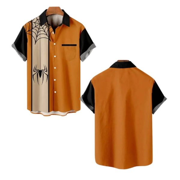 2025 Halloween Spider Hawaiian Shirt 1 2
