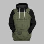 2025 Halloween Terminator Costume Hoodie