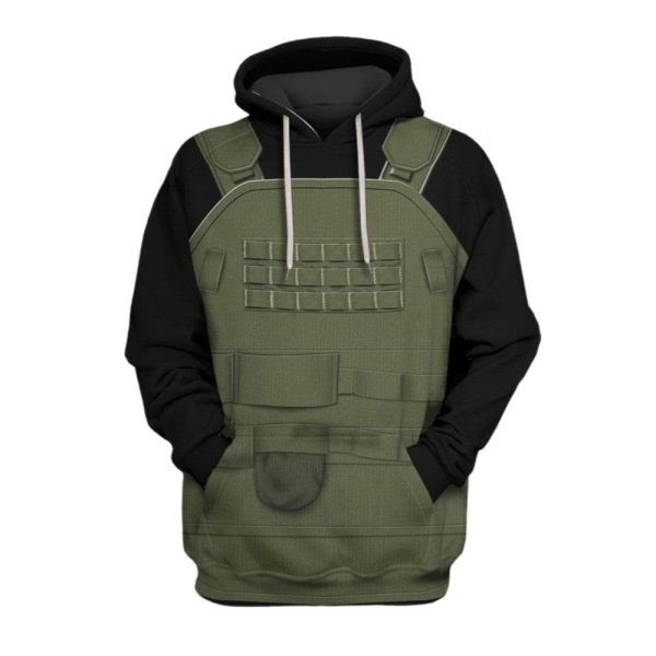 2025 Halloween Terminator Costume Hoodie 1 2