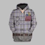 2025 Halloween The Day the Earth Stood Still Nerd Costume Hoodie