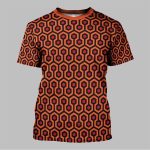 2025 Halloween The Shining Overlook Hotel Pattern Costume Shirt