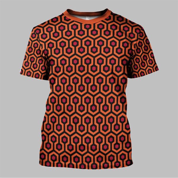 2025 Halloween The Shining Overlook Hotel Pattern Costume Shirt 1