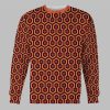 2025 Halloween The Shining Overlook Hotel Pattern Costume Shirt 3