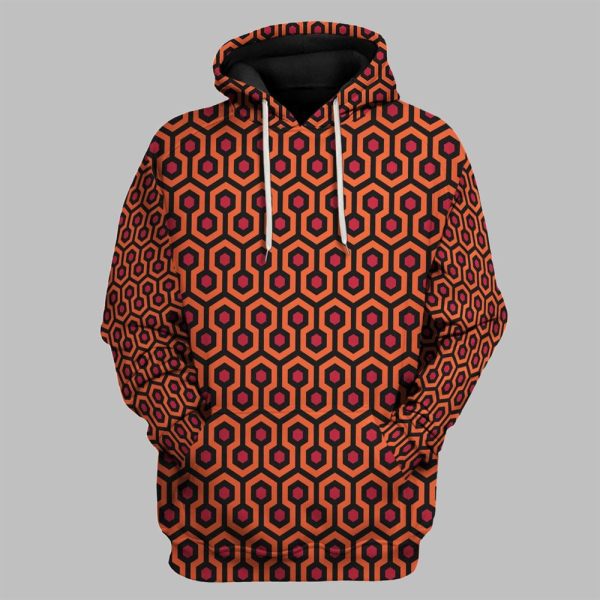 2025 Halloween The Shining Overlook Hotel Pattern Costume Shirt 4