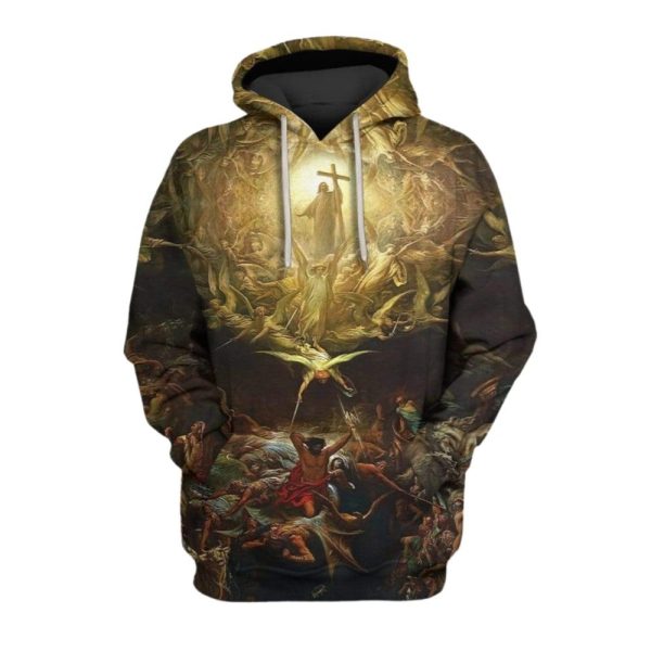 2025 Halloween The Triumph Of Christianity Costume Hoodie 1 2