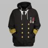 2025 Halloween Titanic Captain Edward John Smith Costume Shirt 4