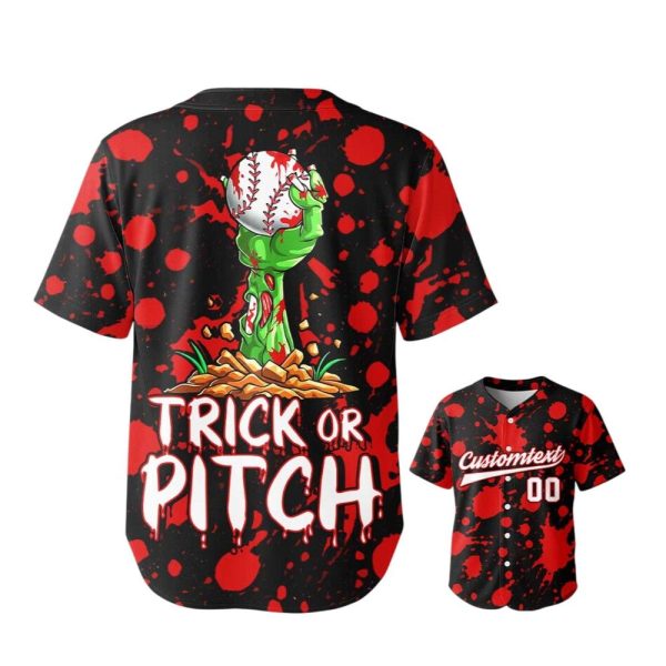 2025 Halloween Trick Or Pitch Jersey 1 2
