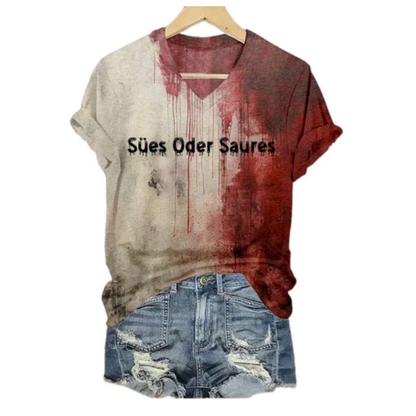 2025 Halloween Trick or Treat Bloody Shirt 1 2