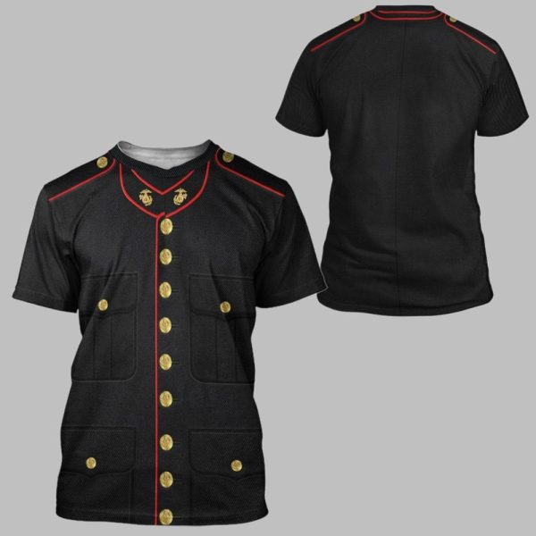 2025 Halloween USMC Enlisted Dress Costume Hoodie 1