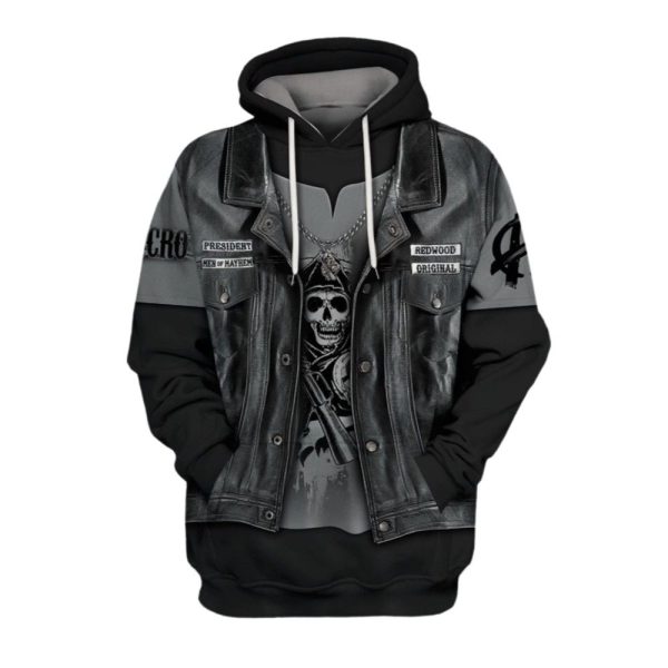2025 Halloween Ugly Rider Costume Hoodie 1 2