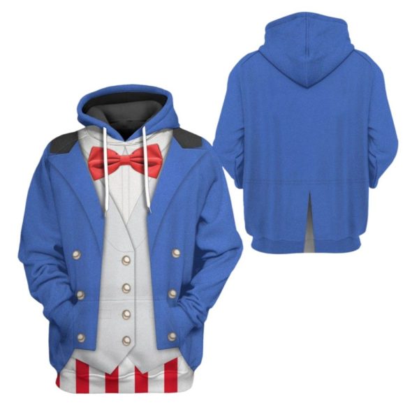 2025 Halloween Uncle Sam Cosplay Costume Hoodie 1 2