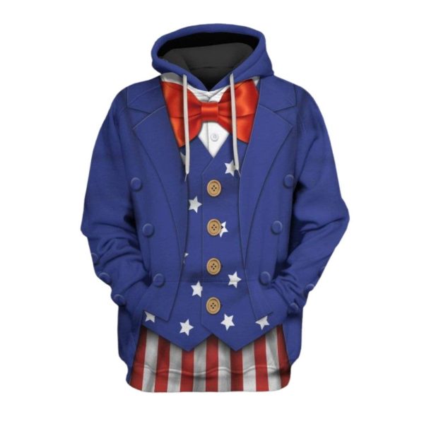 2025 Halloween Uncle Sam Costume Hoodie 1 2