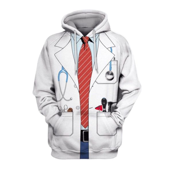 2025 Halloween Uniform Of Doctor Costume Hoodie 1 2