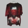 2025 Halloween Unisex Dark Horror Gothic Halloween Art Print T-Shirt