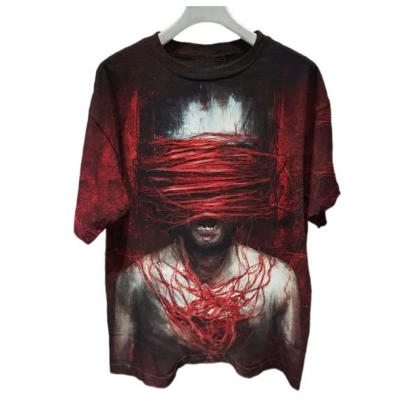2025 Halloween Unisex Dark Horror Gothic Halloween Art Print T Shirt 1 2