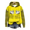 2025 Halloween Womens Boo Bees Printed Casual Hoodie 1 2