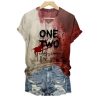 2025 Halloween Womens One Two Freddys Coming For You Print T shirt 1 2