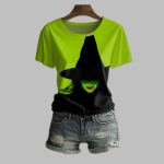 2025 Halloween Women's Witch Printed T-Shirt