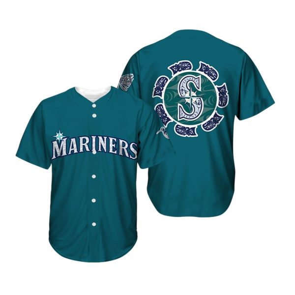 2025 Mariners Native American Heritage Night Jersey Giveaway 1 2