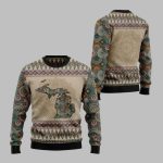 2025 Michigan Mandala Ugly Christmas Sweater