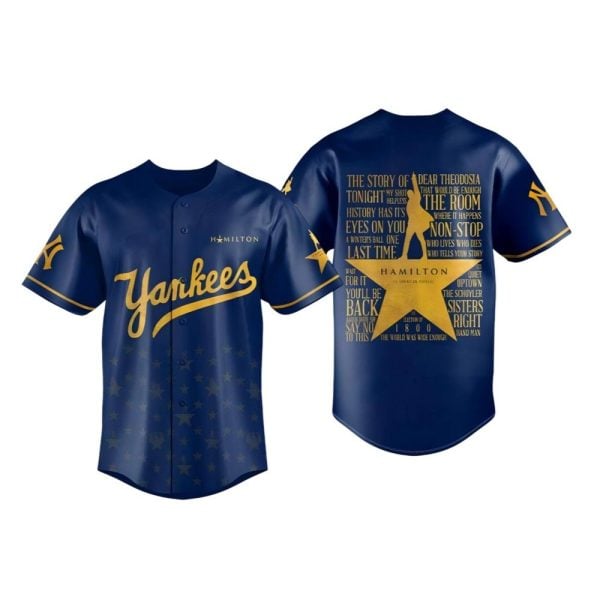 2025 NY Yankees x Hamilton Night Jersey 1 2