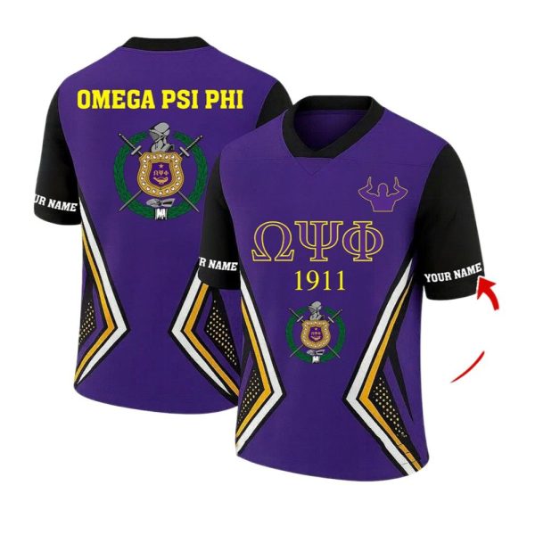 2025 Omega Psi Phi 1911 Football Jersey 1 2