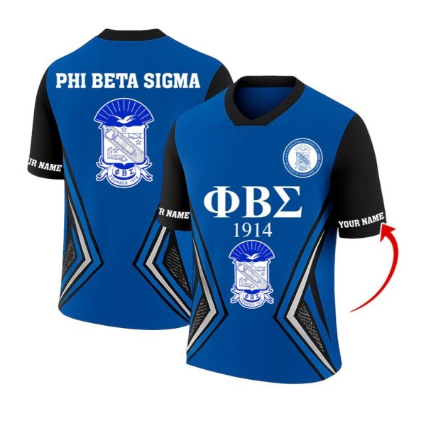 2025 Phi Beta Sigma 1914 Football Jersey 1 2