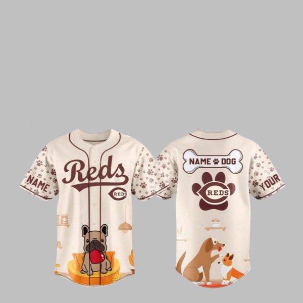 2025 Reds INTERNATIONAL DOG DAY Jersey 1 1