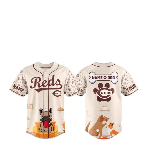 2025 Reds INTERNATIONAL DOG DAY Jersey 1 2