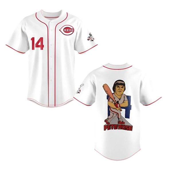 2025 Reds Pete Rose Night Jersey 1 2
