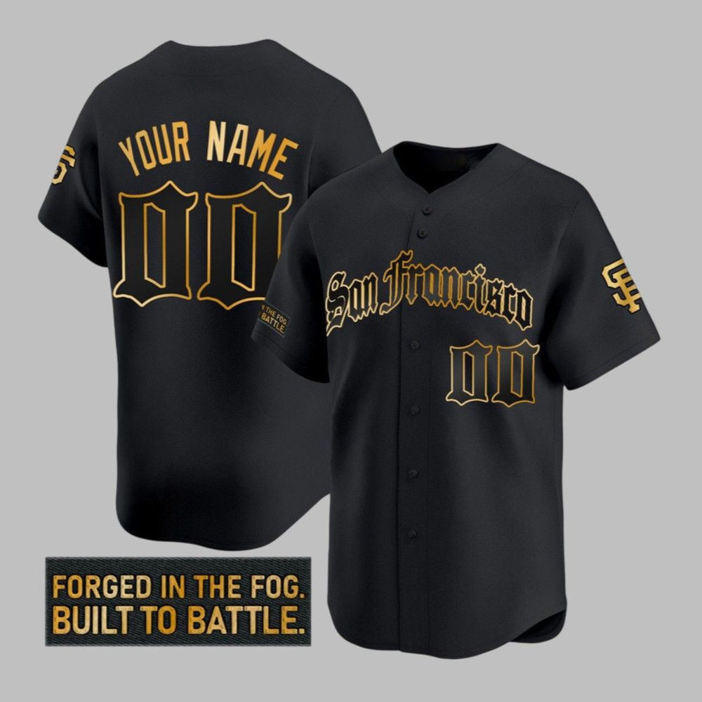 2025 SF Giants Forged In The Fog Built To Battle Jersey 2025 SF Giants Forged In The Fog Built To Battle Jersey