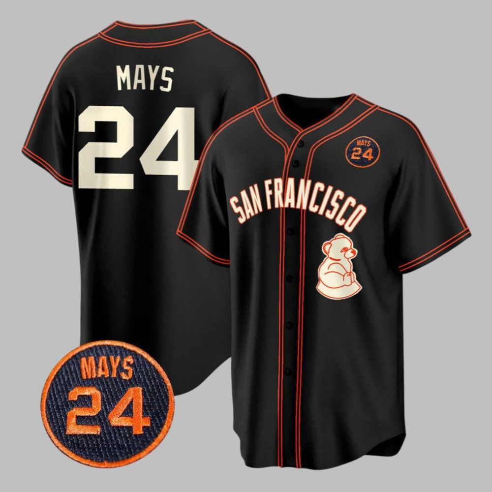 2025 San Francisco Giants Mays 24 Jersey 2025 San Francisco Giants Mays 24 Jersey