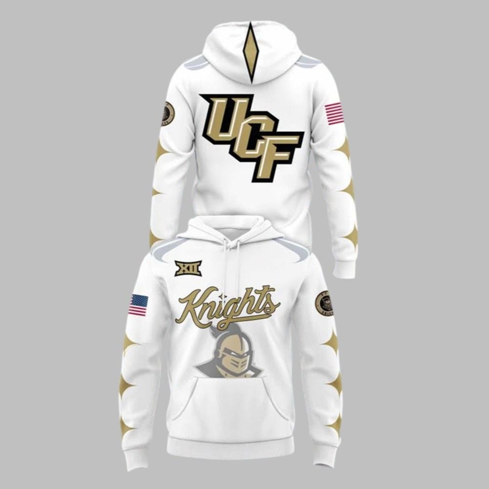 2025 UCF Knights Big XII Flag Hoodie 2025 UCF Knights Big XII Flag Hoodie