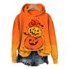 2025 Womens Pumpkin Halloween Printed Hoodie 1 2