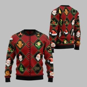 2025 Christmas Symbols Ugly Christmas Sweater