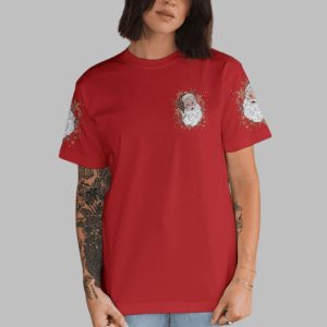 2025 Christmas Believe Santa Claus Shirt 1