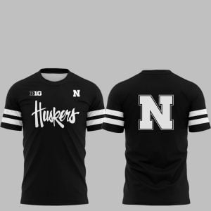 2025 Cornhuskers Huskers B10 Dark Mode Shirt 1