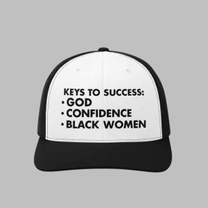 Keys To Success God Confidence Black Women Hat 1 1