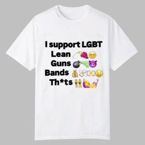 I Support Lgbt Lean Guns Bands Shirt 0 0